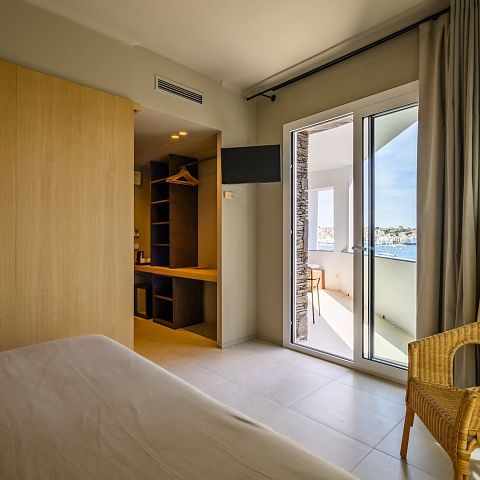 Cala Nans - Habitación doble vista mar y jardín